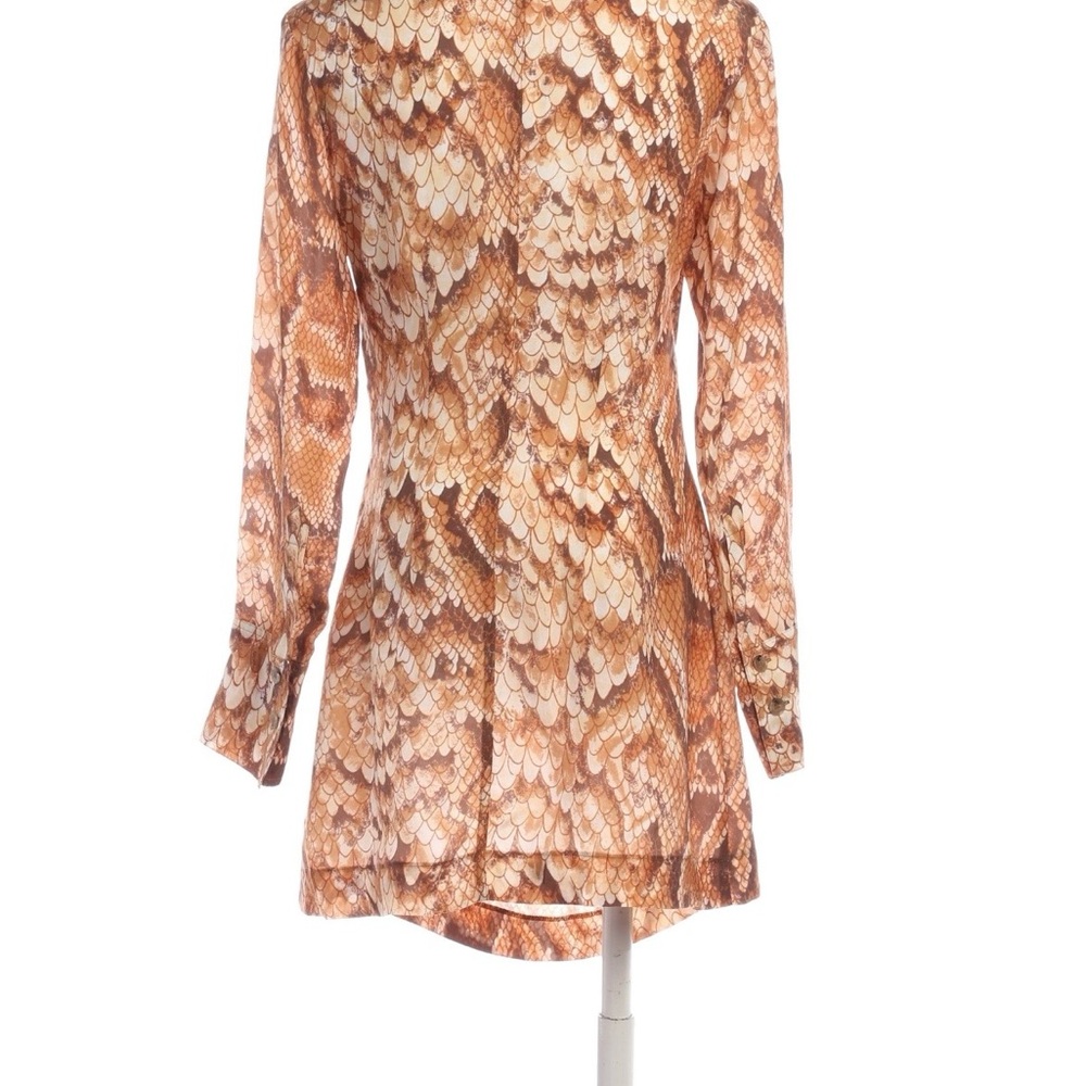 Nanushka Brown Snake Pattern Top - image 2